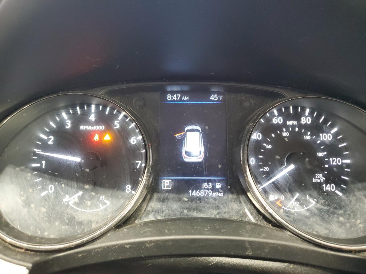 2019 Nissan Rogue VIN JN1BJ1CR1KW332702 Copart auction photo, rear end / front end damage thumbnail 9