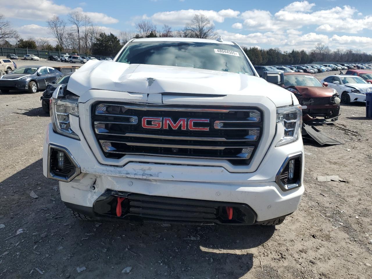 2021 GMC Sierra VIN 3GTP9EEL4MG158153 Copart auction photo, front end / rear end damage thumbnail 5