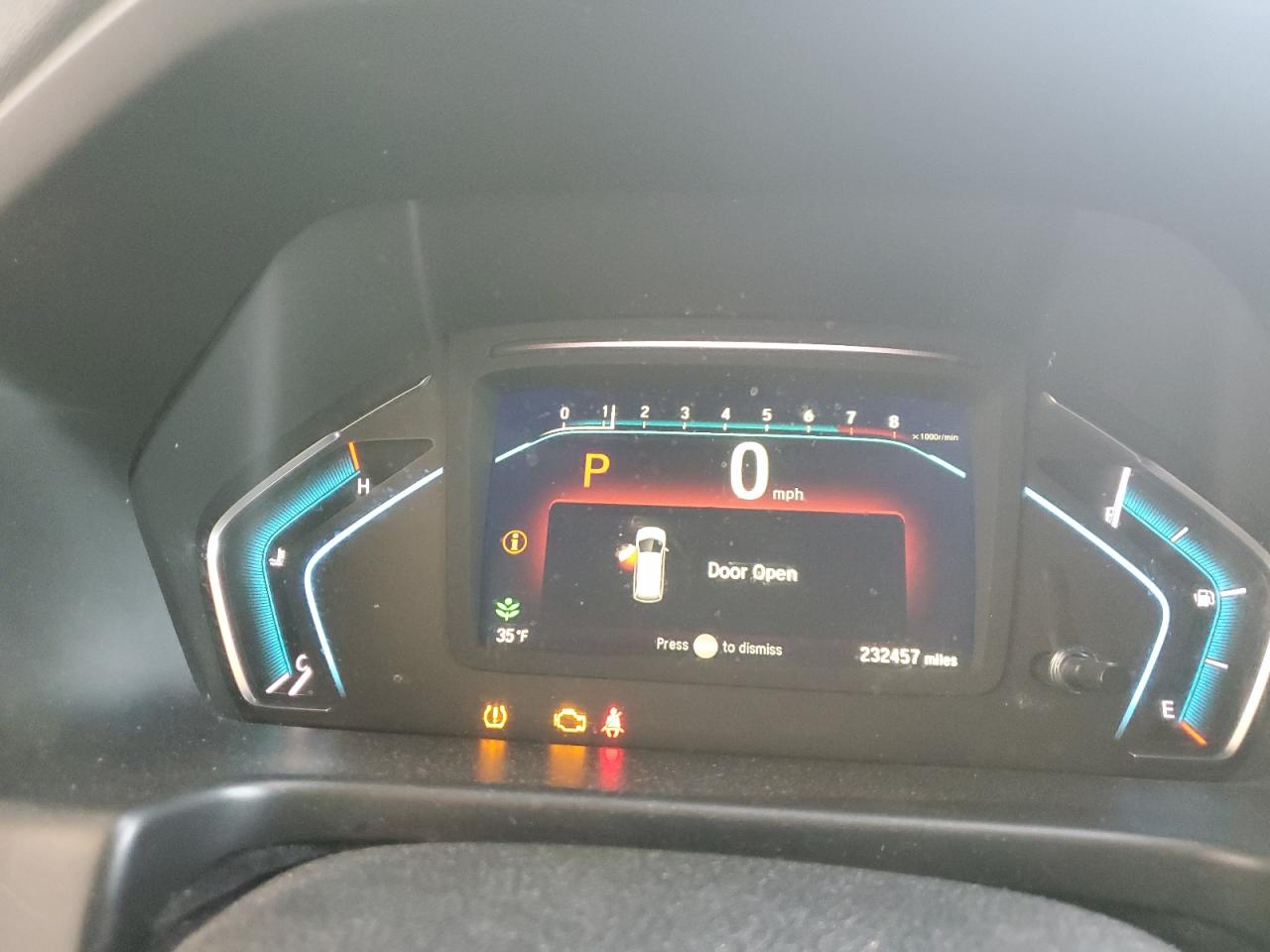2019 Honda Odyssey VIN 5FNRL6H53KB010091 Copart auction photo, rear end / front end damage thumbnail 9