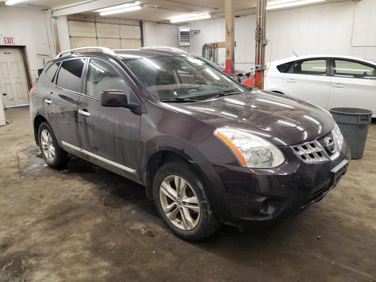2013 Nissan Rogue VIN JN8AS5MV0DW110345 Copart auction photo, side damage thumbnail 4