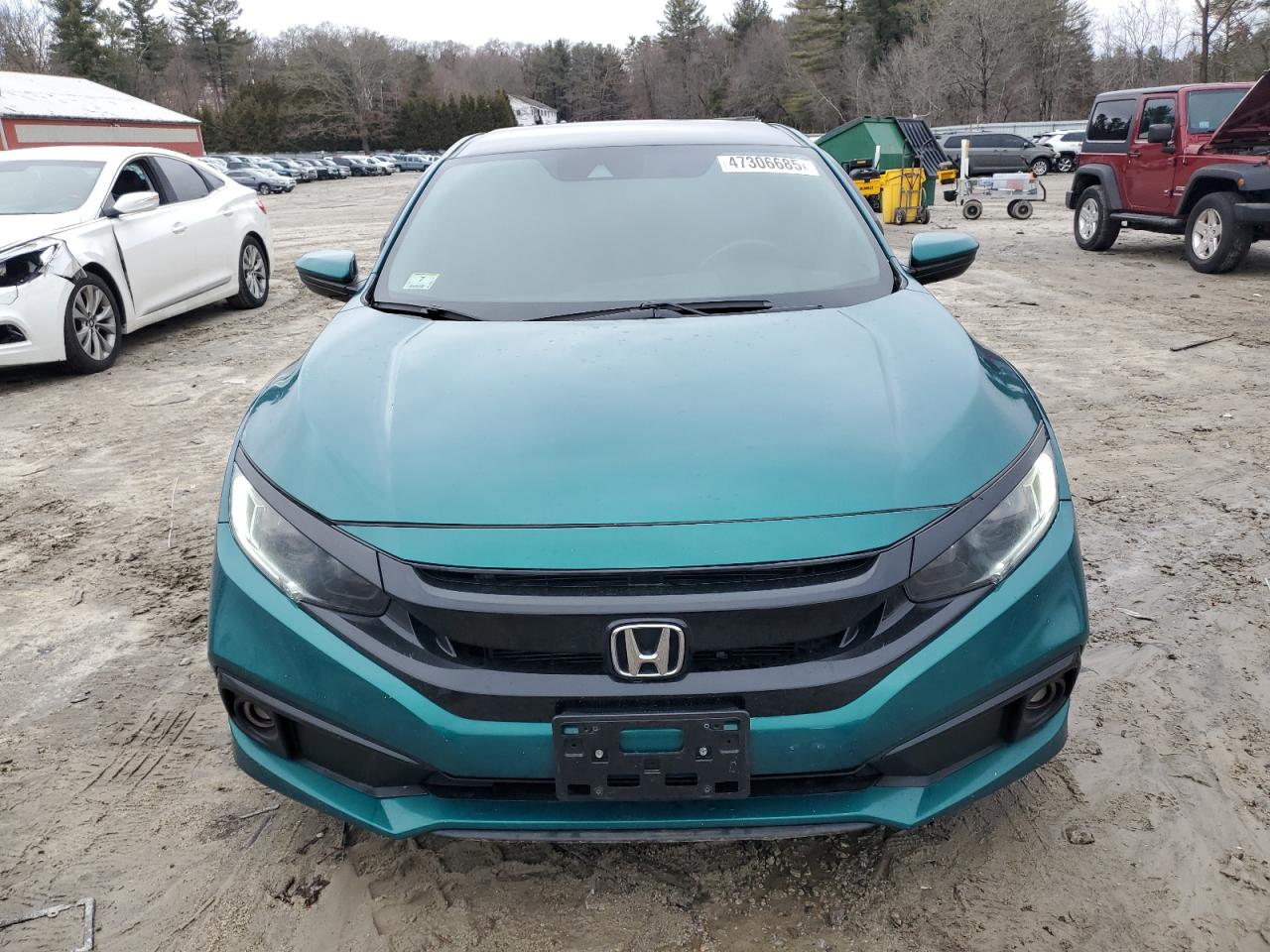 2019 Honda Civic VIN 2HGFC2F85KH539837 Copart auction photo, rear end / minor dent/scratches damage thumbnail 5