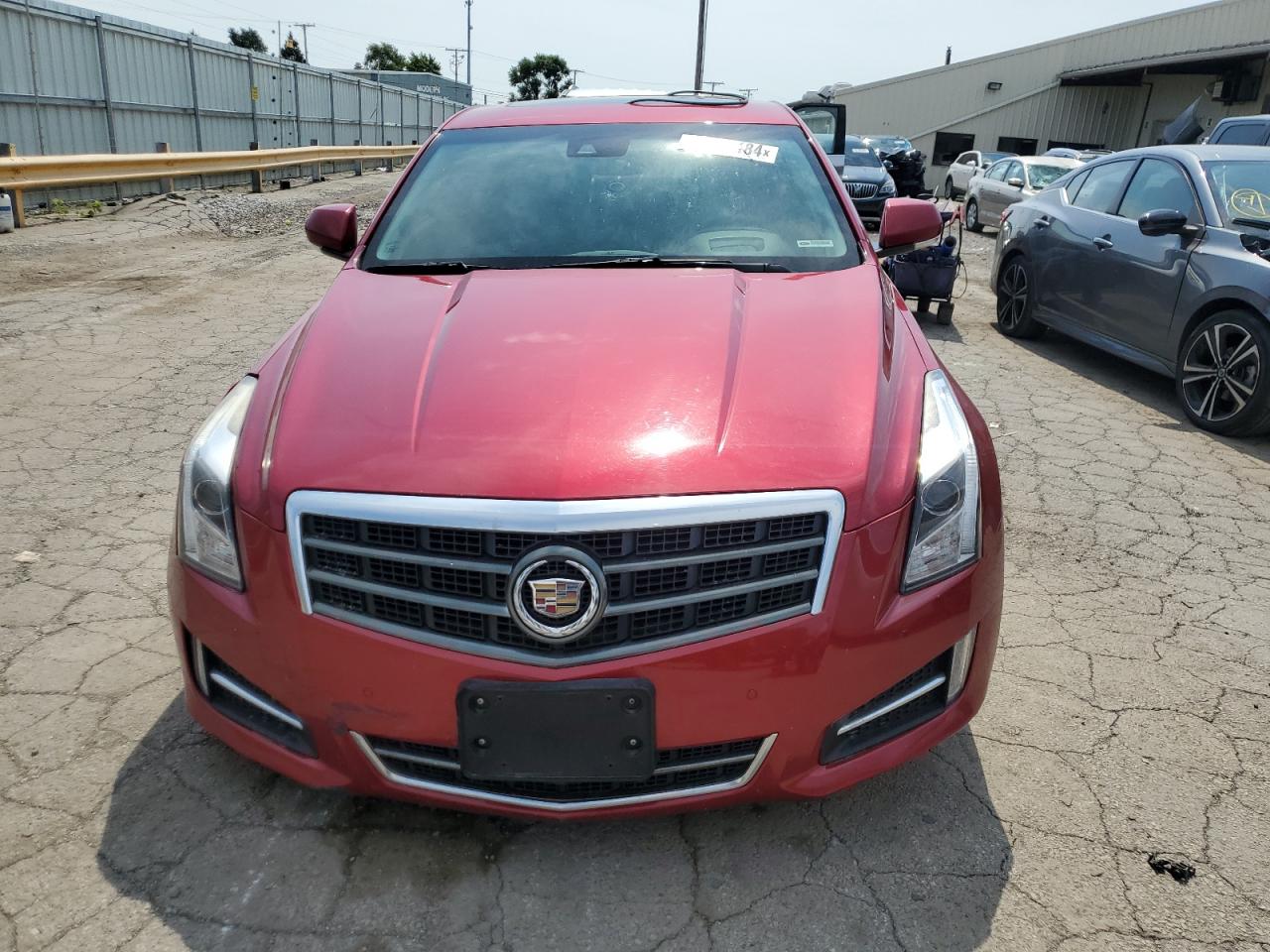 2013 Cadillac ATS VIN 1G6AL5S31D0131107 Copart auction photo, front end / undercarriage damage thumbnail 5