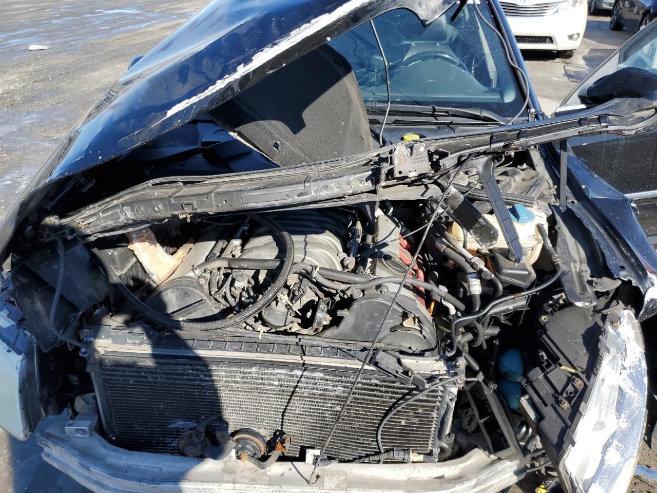 2004 Audi A8 VIN WAUML44E64N010995 Copart auction photo, front end / rear end damage thumbnail 11