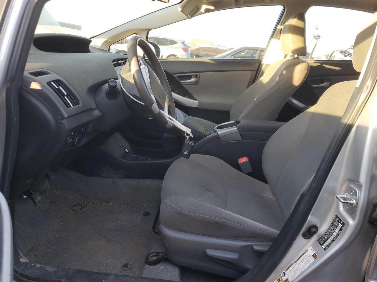 2012 Toyota Prius VIN JTDKN3DU9C5486968 Copart auction photo, side damage thumbnail 7