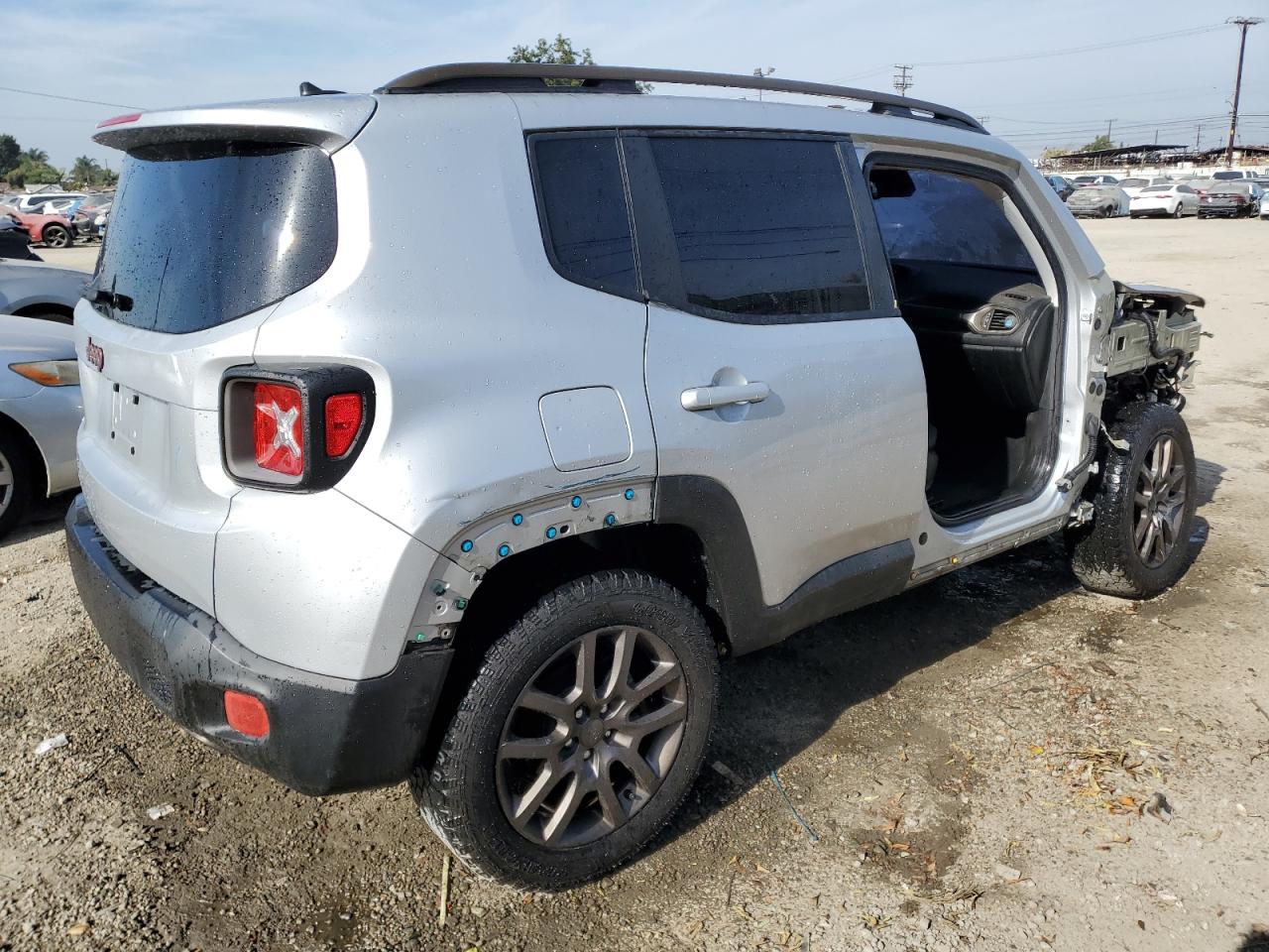 2016 Jeep Renegade VIN ZACCJABT3GPD41131 Copart auction photo, front end / side damage thumbnail 3
