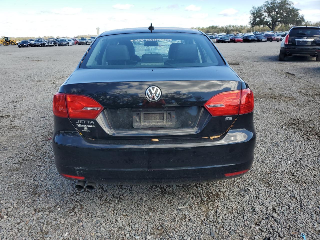 2014 Volkswagen Jetta VIN 3VWD17AJXEM433342 Copart auction photo, front end / side damage thumbnail 6