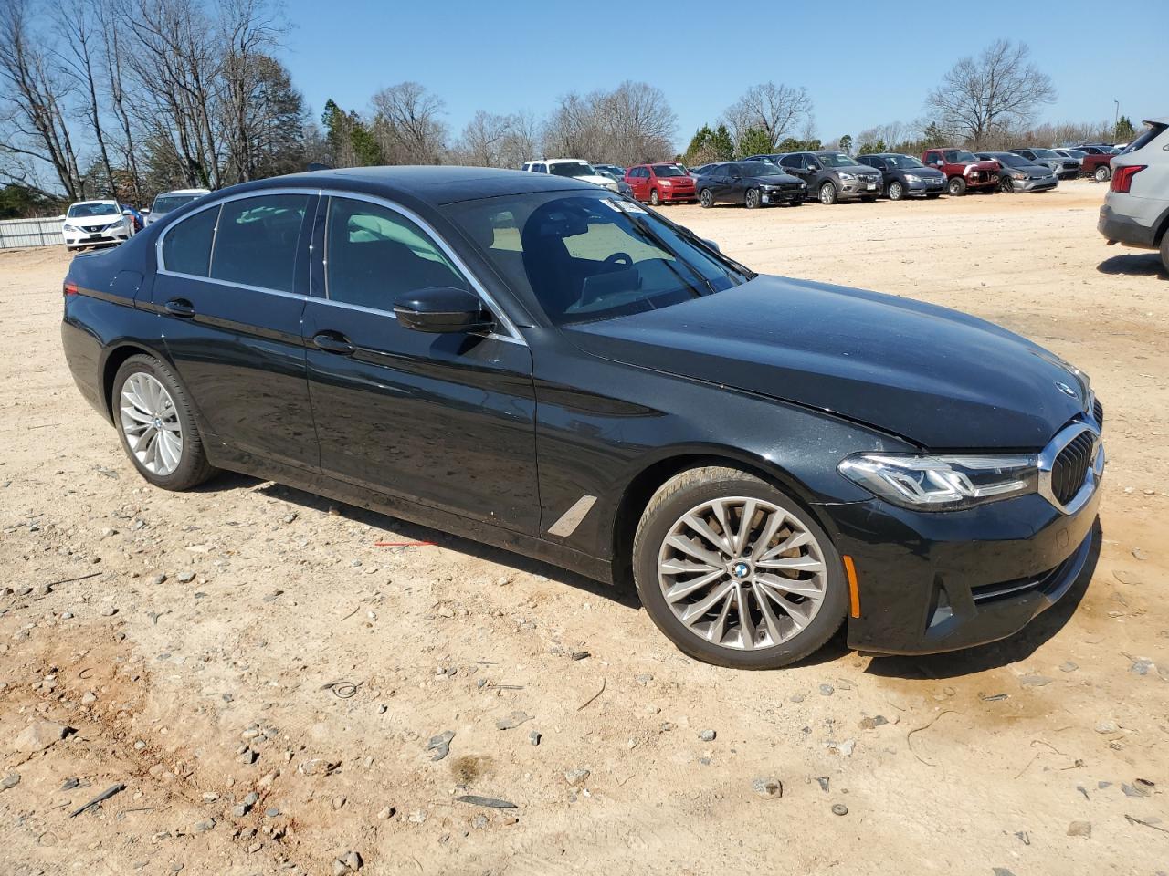 2021 BMW 5er VIN WBA53BH04MWX17465 Copart auction photo, front end damage thumbnail 4
