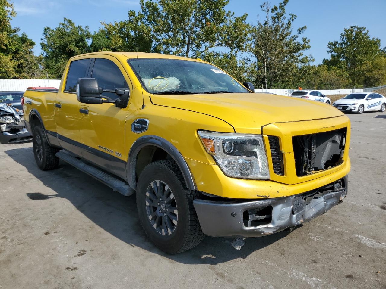 2016 Nissan Titan VIN 1N6AA1F4XGN507919 Copart auction photo, front end damage thumbnail 4