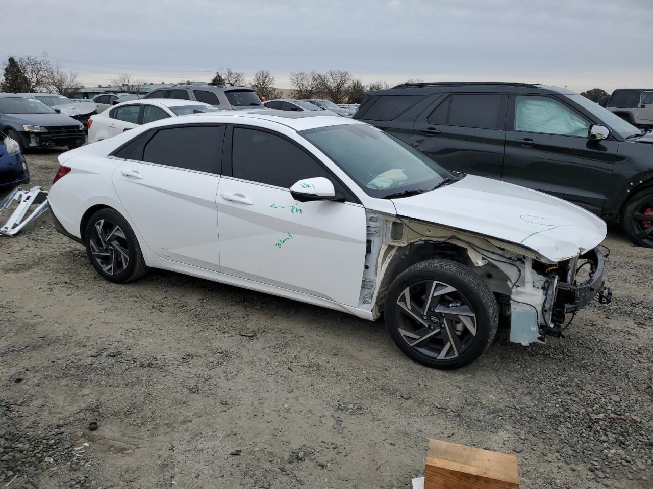 2024 Hyundai Elantra VIN KMHLP4DGXRU653072 Copart auction photo, front end damage thumbnail 4
