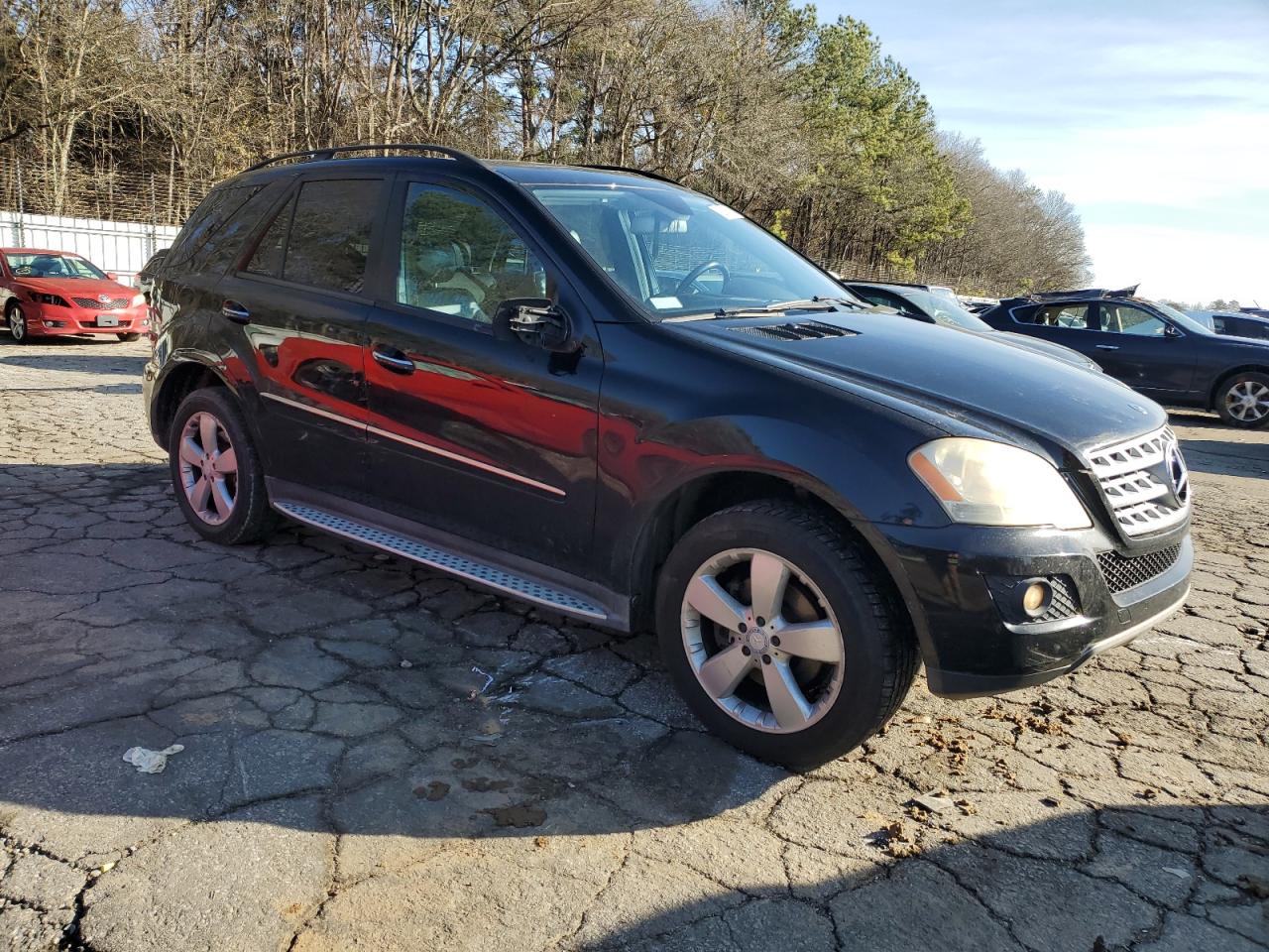 2009 Mercedes-Benz M-klasse VIN 4JGBB86E49A463668 Copart auction photo, unknown damage thumbnail 4