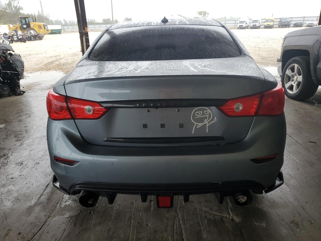 2017 Infiniti Q50 VIN JN1EV7AP1HM744340 Copart auction photo, minor dent/scratches damage thumbnail 6