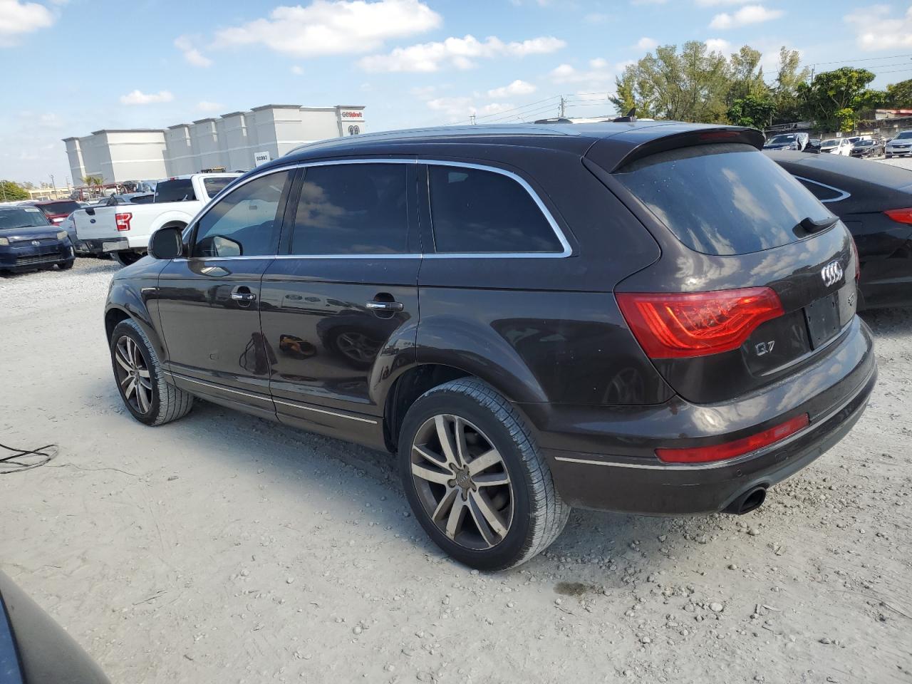 2014 Audi Q7 VIN WA1LGAFE6ED010351 Copart auction photo, front end damage thumbnail 2