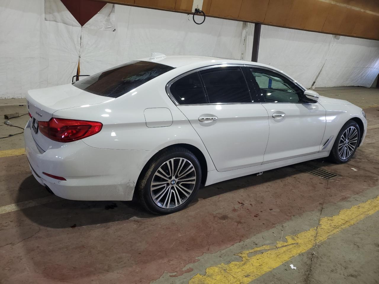 2018 BMW 5er VIN WBAJA7C58JWA72726 Copart auction photo, all over damage thumbnail 3