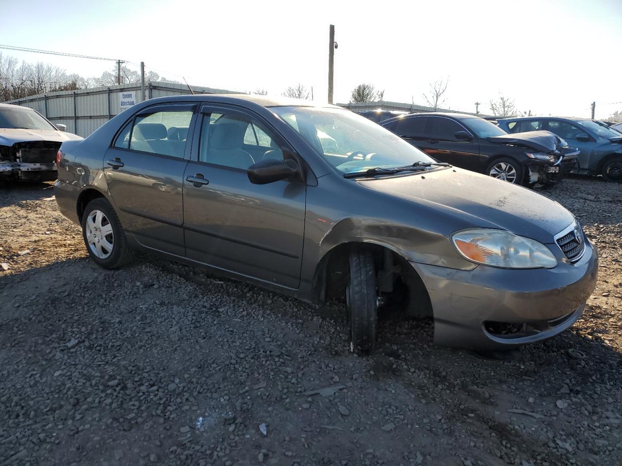 2008 Toyota Corolla VIN 2T1BR32E68C909161 Copart auction photo, front end damage thumbnail 4