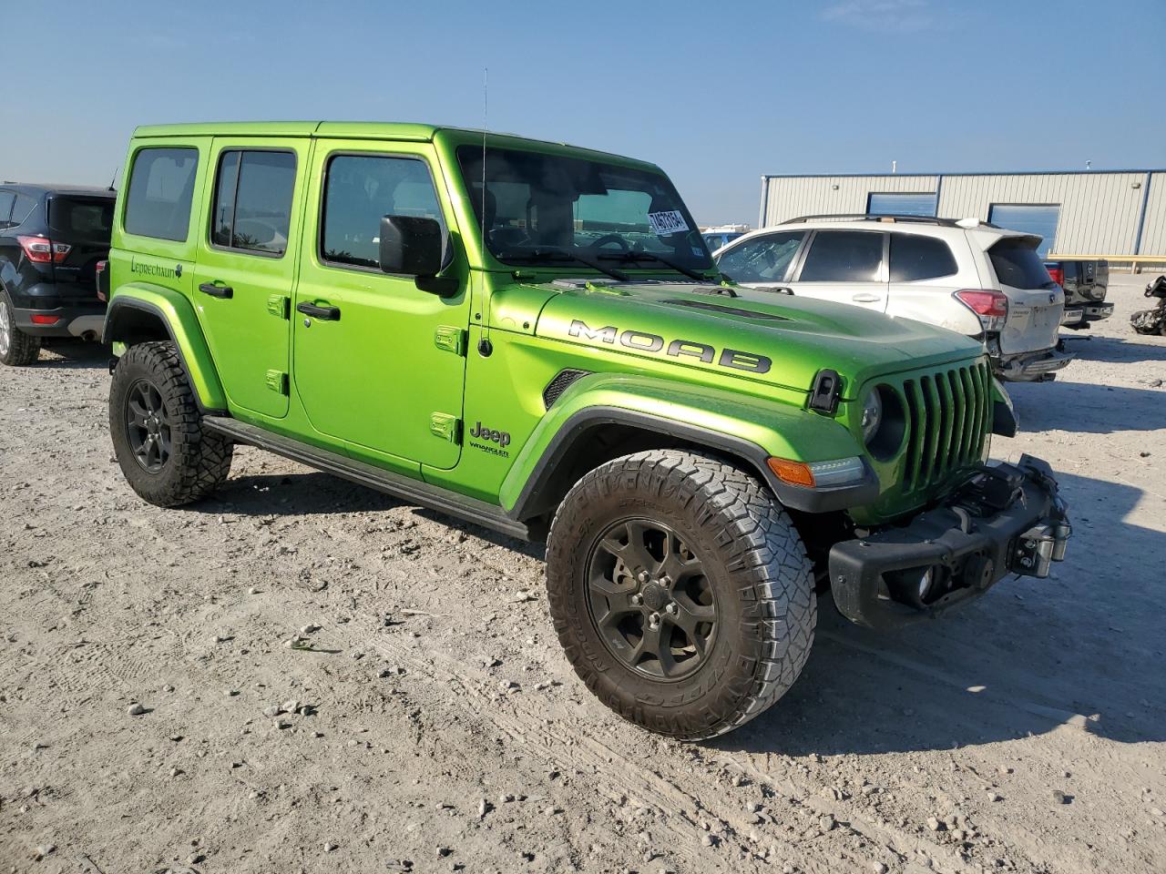 2019 Jeep Wrangler VIN 1C4HJXEG5KW555248 Copart auction photo, rear end / minor dent/scratches damage thumbnail 4