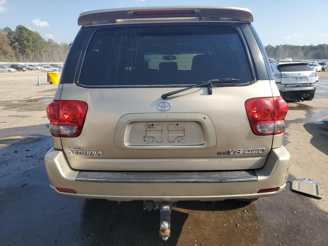 2005 Toyota Sequoia VIN 5TDBT48A45S245764 Copart auction photo, all over damage thumbnail 6