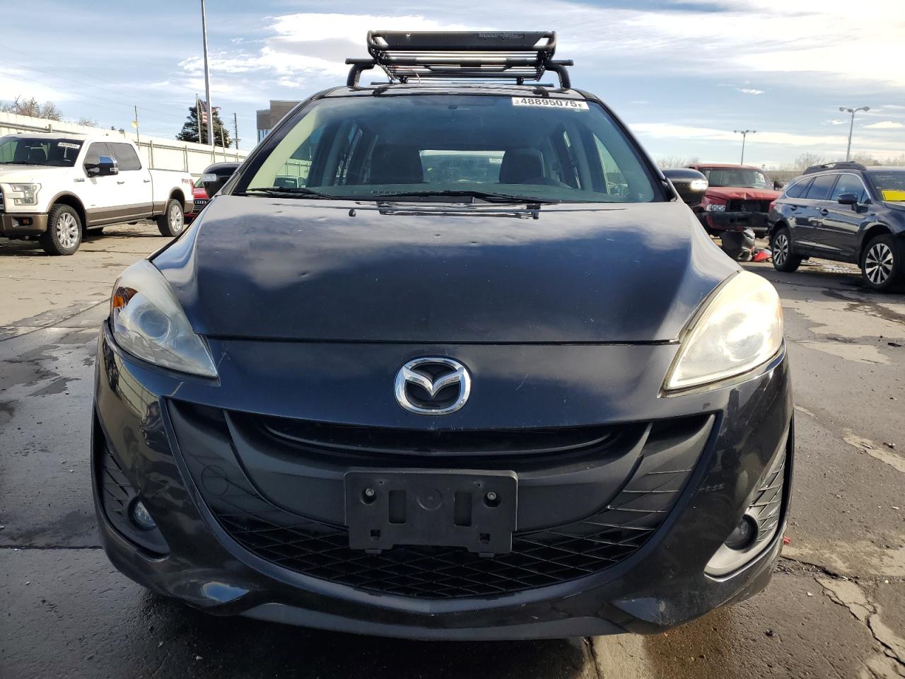 2013 Mazda 5 VIN JM1CW2BL1D0160845 Copart auction photo, rear end / hail damage thumbnail 5