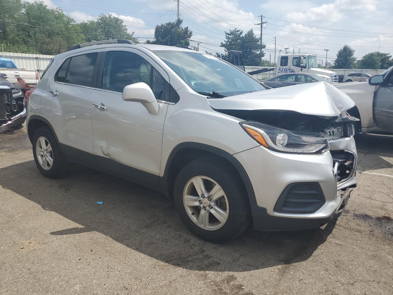 2017 Chevrolet Trax VIN KL7CJPSB9HB136349 Copart auction photo, front end / mechanical damage thumbnail 4