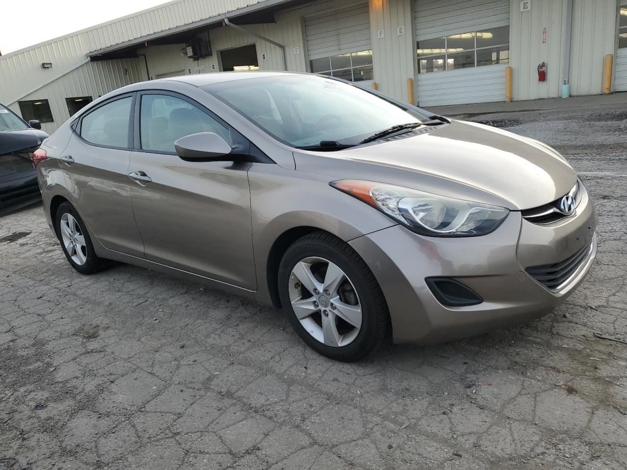 2013 Hyundai Elantra VIN 5NPDH4AE6DH346462 Copart auction photo, vandalism / minor dent/scratches damage thumbnail 4