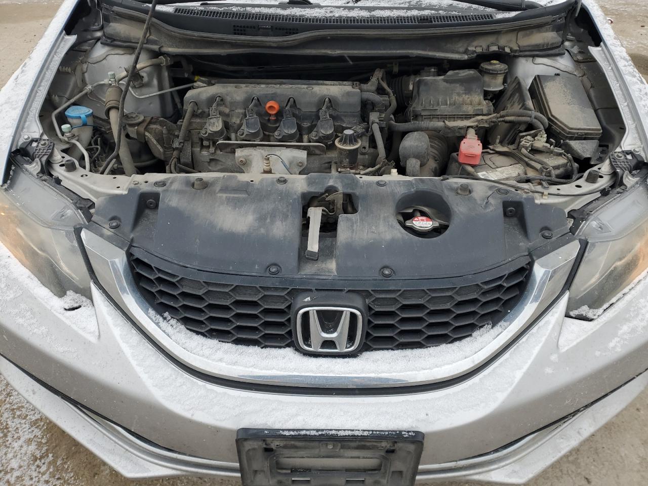 2015 Honda Civic VIN 19XFB2F53FE006166 Copart auction photo, rear end damage thumbnail 12