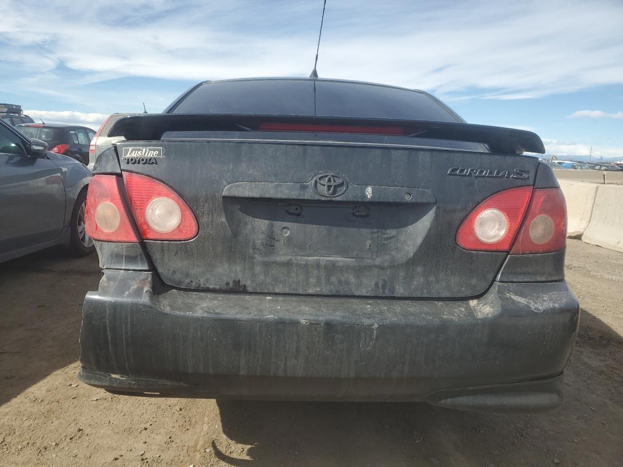 2006 Toyota Corolla VIN 2T1BR32E26C679101 Copart auction photo, rear end / all over damage thumbnail 6