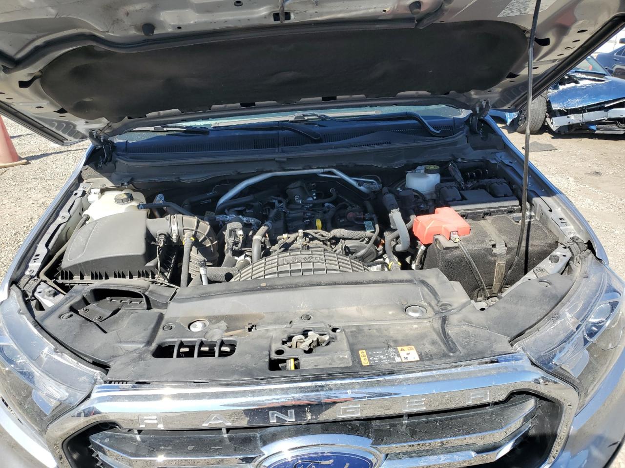 2022 Ford Ranger VIN 1FTER4FH1NLD39842 Copart auction photo, front end / side damage thumbnail 13