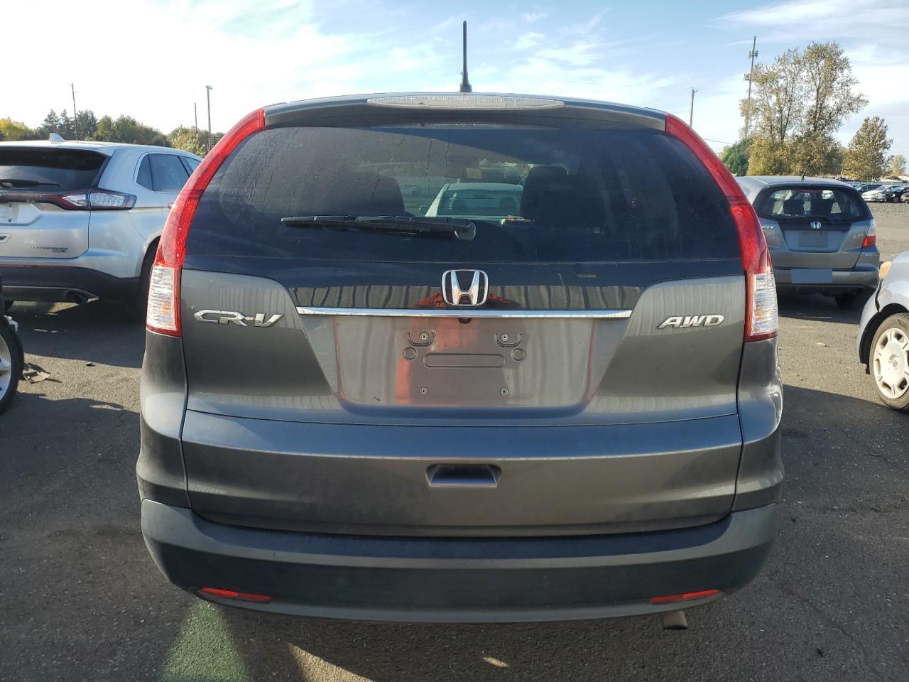 2012 Honda CR-V VIN 2HKRM4H55CH608123 Copart auction photo, front end damage thumbnail 6