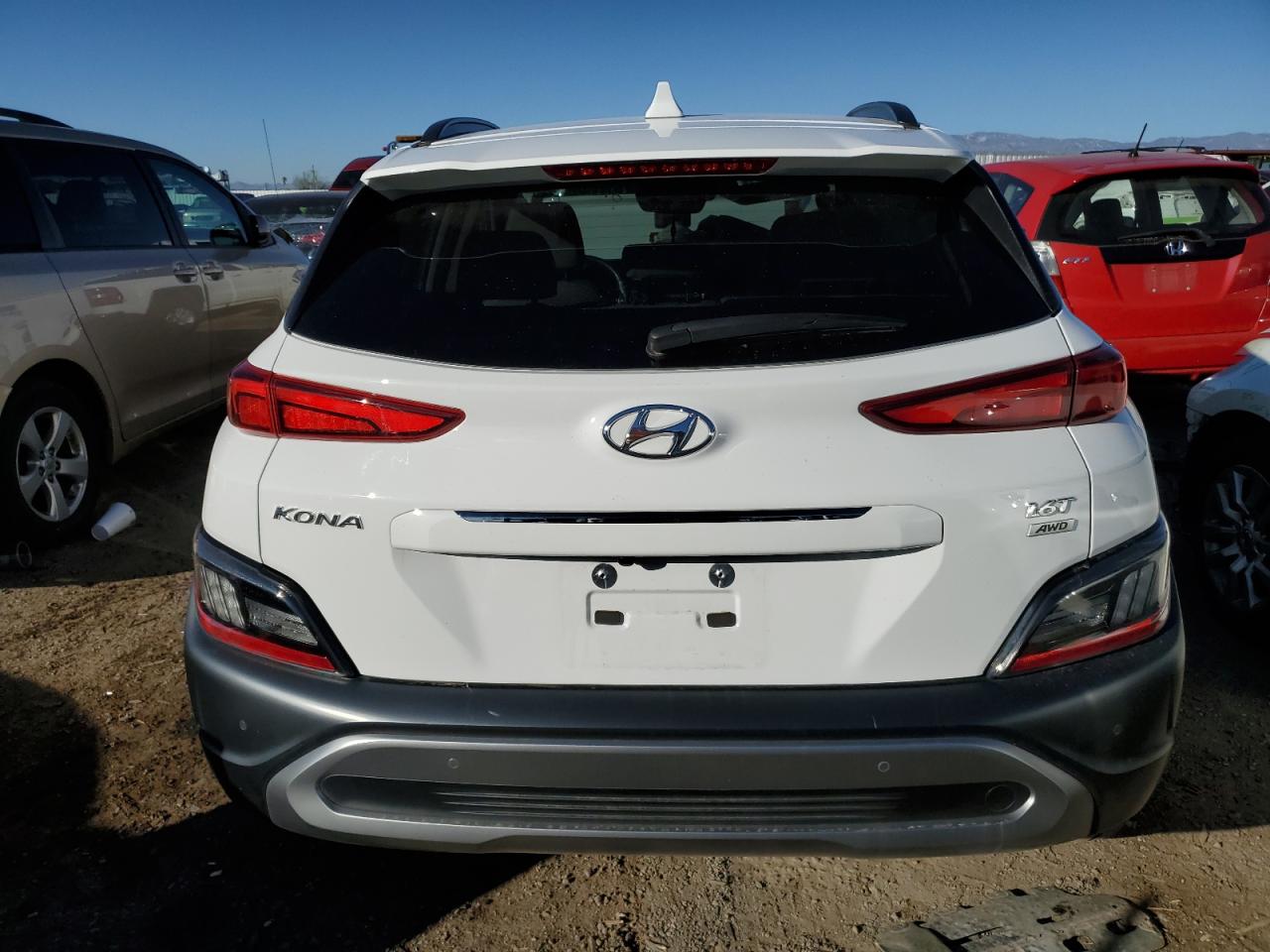 2023 Hyundai Kona VIN KM8K5CA31PU013603 Copart auction photo, front end / frame damage damage thumbnail 6