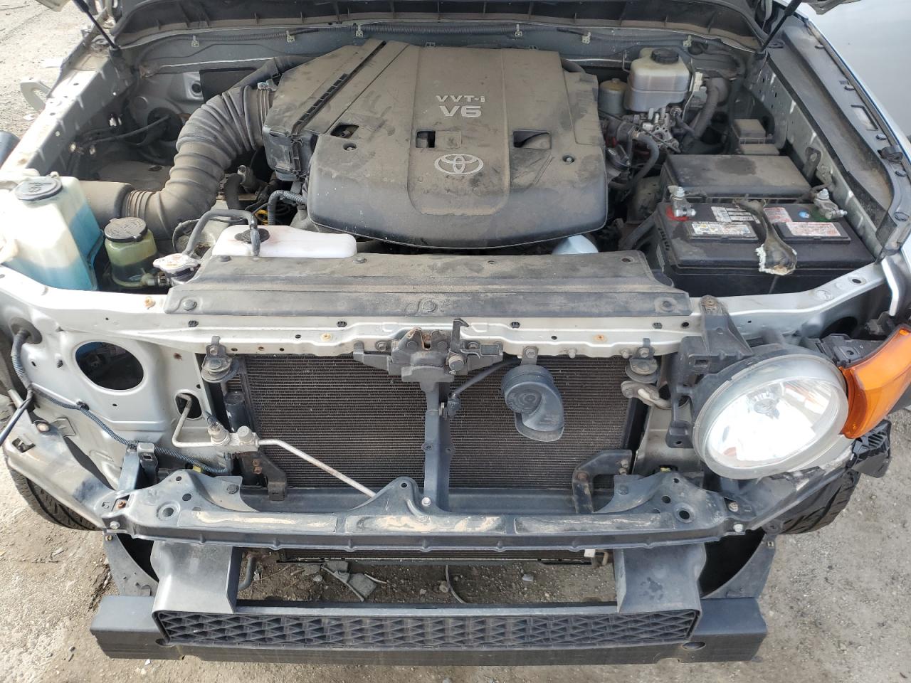 2007 Toyota FJ Cruiser VIN JTEBU11F370076369 Copart auction photo, front end / side damage thumbnail 12