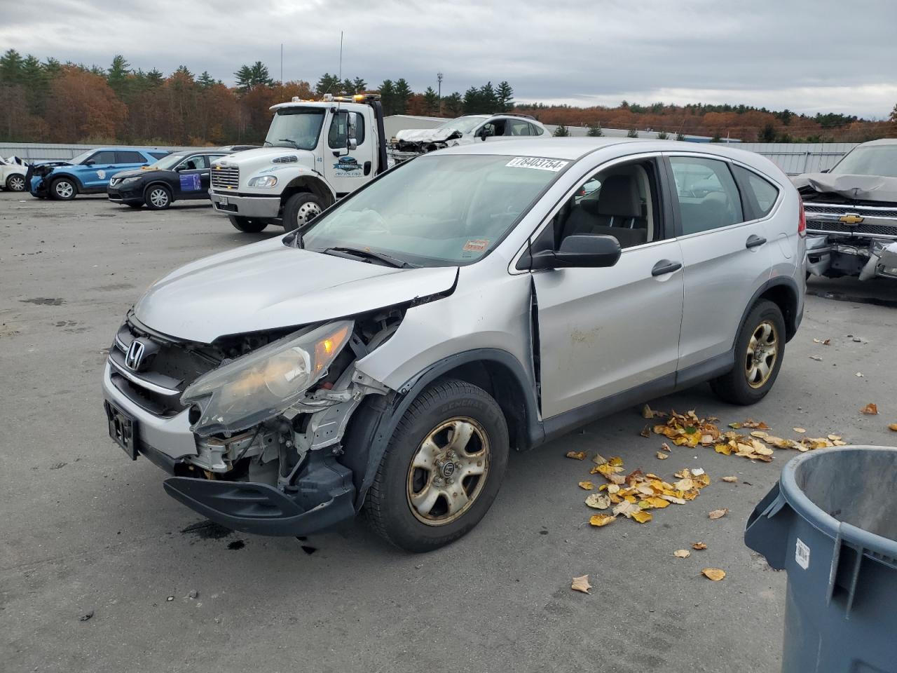 2013 Honda CR-V VIN 2HKRM4H38DH654786