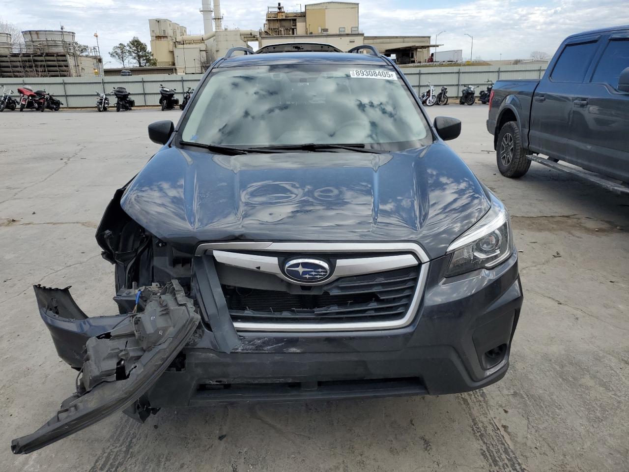 2019 Subaru Forester VIN JF2SKACC2KH546948 Copart auction photo, front end / side damage thumbnail 5