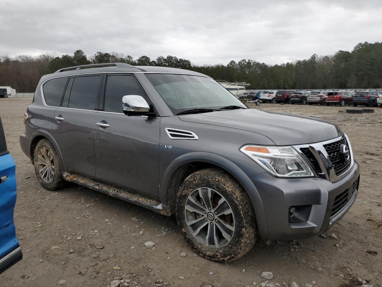 2019 Nissan Armada VIN JN8AY2NC8KX510011 Copart auction photo, rear end damage thumbnail 4
