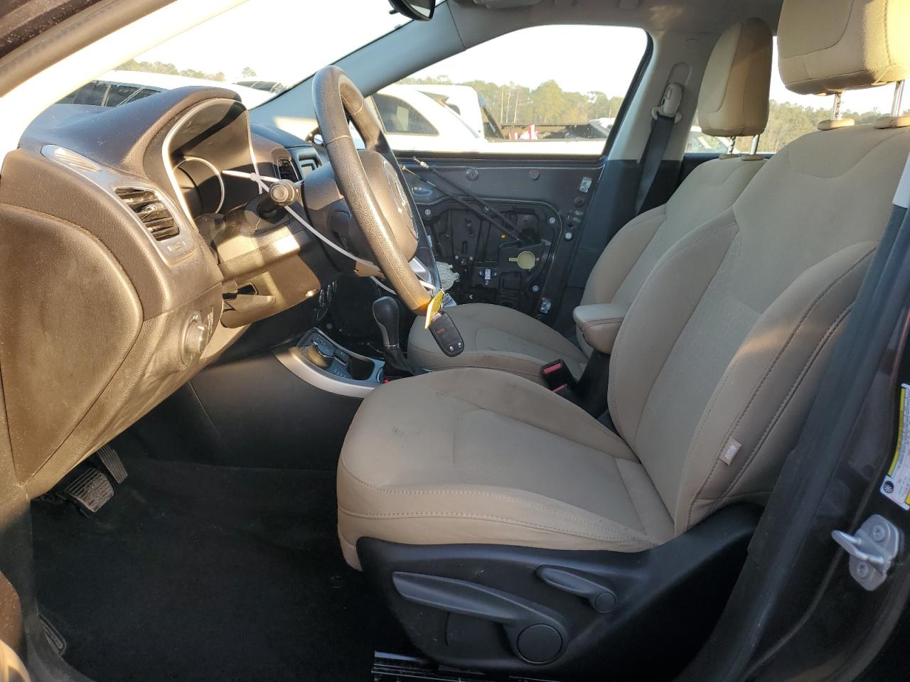 2018 Jeep Compass VIN 3C4NJDAB1JT344404 Copart auction photo, front end / side damage thumbnail 7