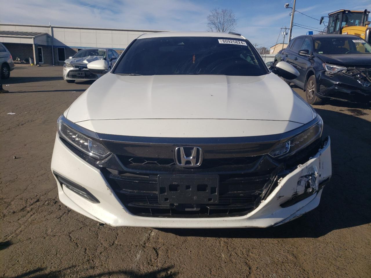 2020 Honda Accord VIN 1HGCV1F39LA153191 Copart auction photo, side / front end damage thumbnail 5