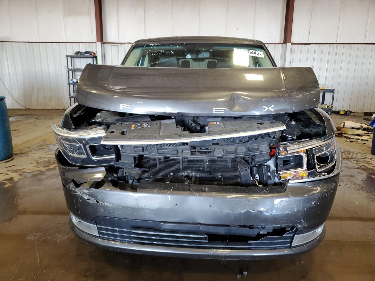 2019 Ford Flex VIN 2FMHK6D82KBA20652 Copart auction photo, front end / side damage thumbnail 5