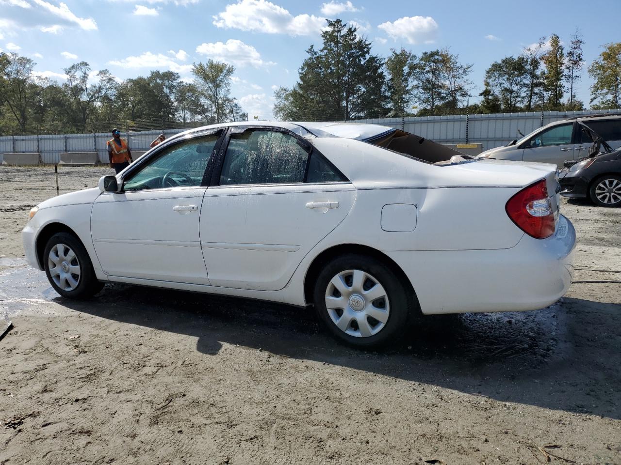 2004 Toyota Camry VIN 4T1BE32K64U380580 Copart auction photo, top/roof damage thumbnail 2