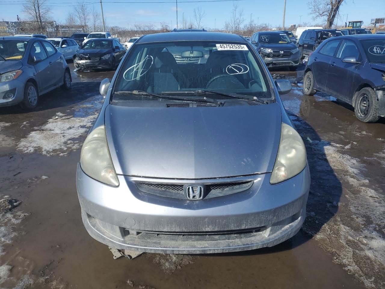 2008 Honda Fit VIN JHMGD37278S812518 Copart auction photo, rear end damage thumbnail 5