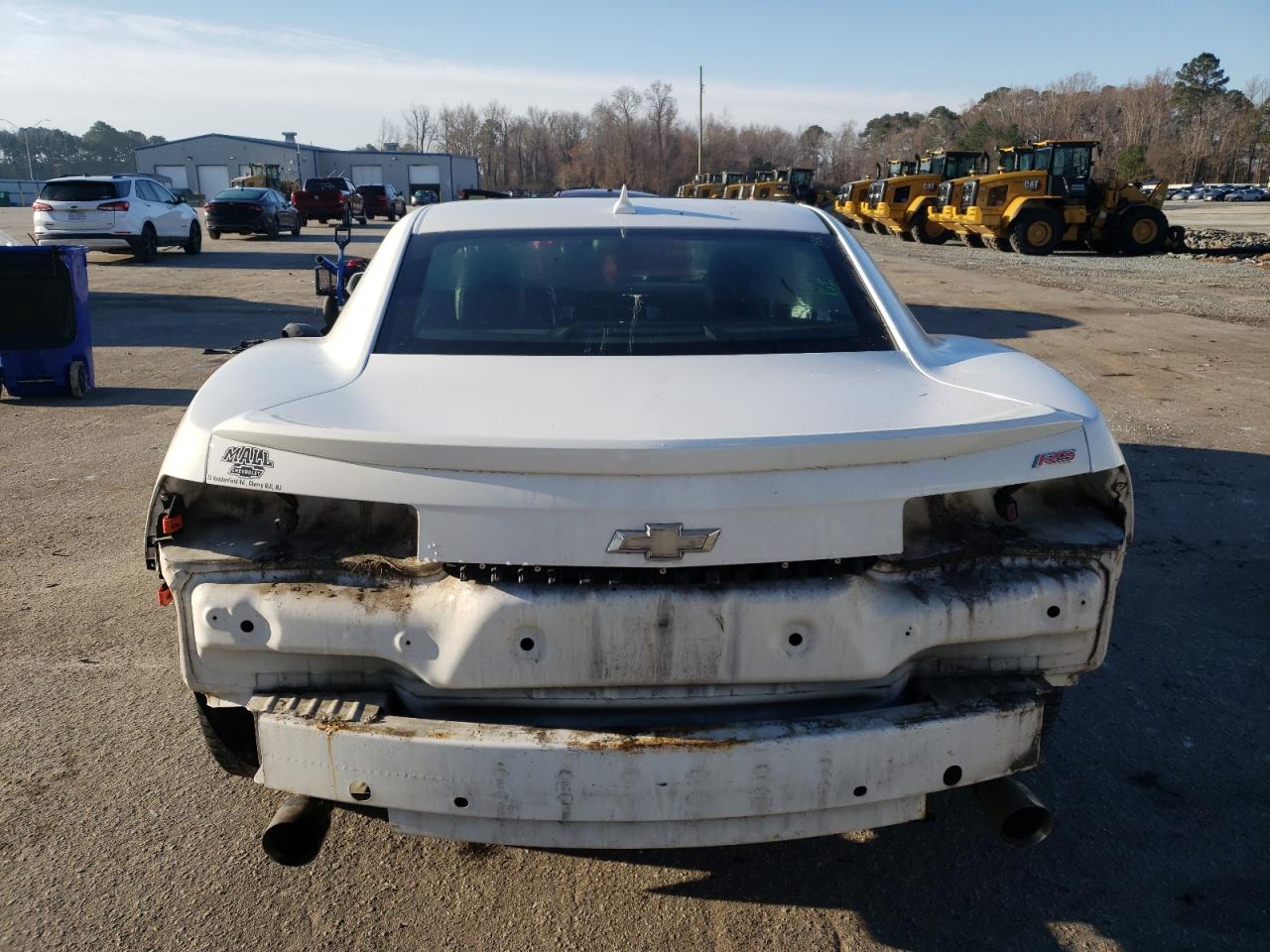2013 Chevrolet Camaro VIN 2G1FC1E37D9151125 Copart auction photo, all over damage thumbnail 6