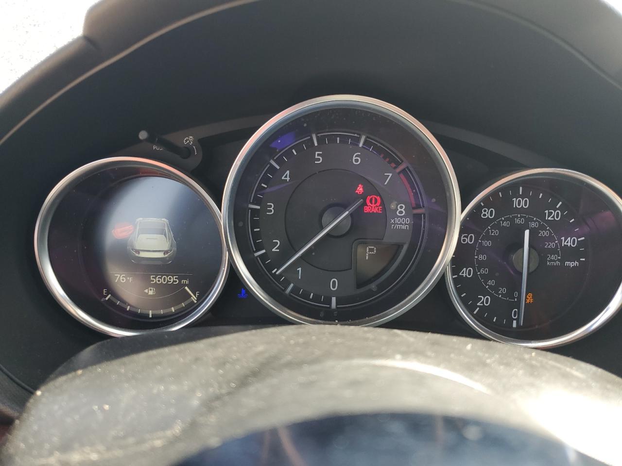 2017 Mazda MX-5 VIN JM1NDAM73H0102606 Copart auction photo, front end damage thumbnail 9