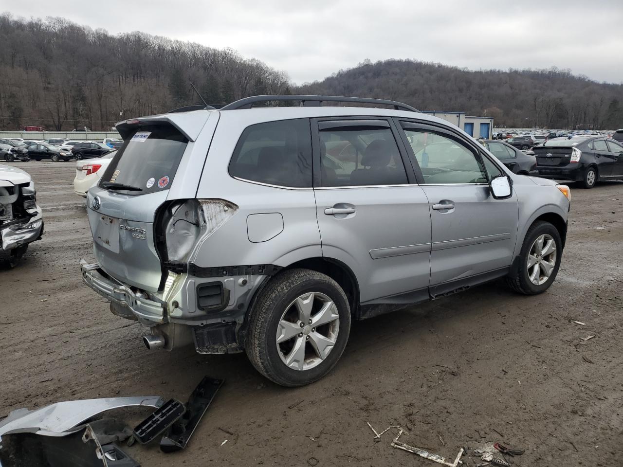 2015 Subaru Forester VIN JF2SJAHC0FH801159 Copart auction photo, all over damage thumbnail 3