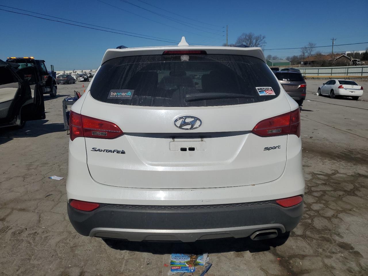 2013 Hyundai Santa Fe VIN 5XYZU3LB9DG034464 Copart auction photo, all over damage thumbnail 6