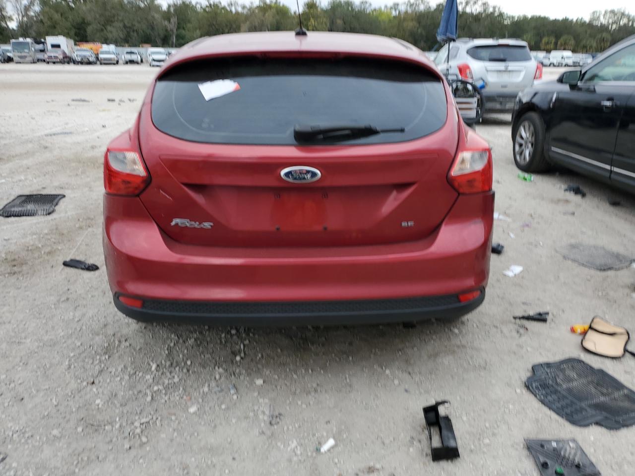 2012 Ford Focus VIN 1FAHP3K28CL166645 Copart auction photo, front end damage thumbnail 6