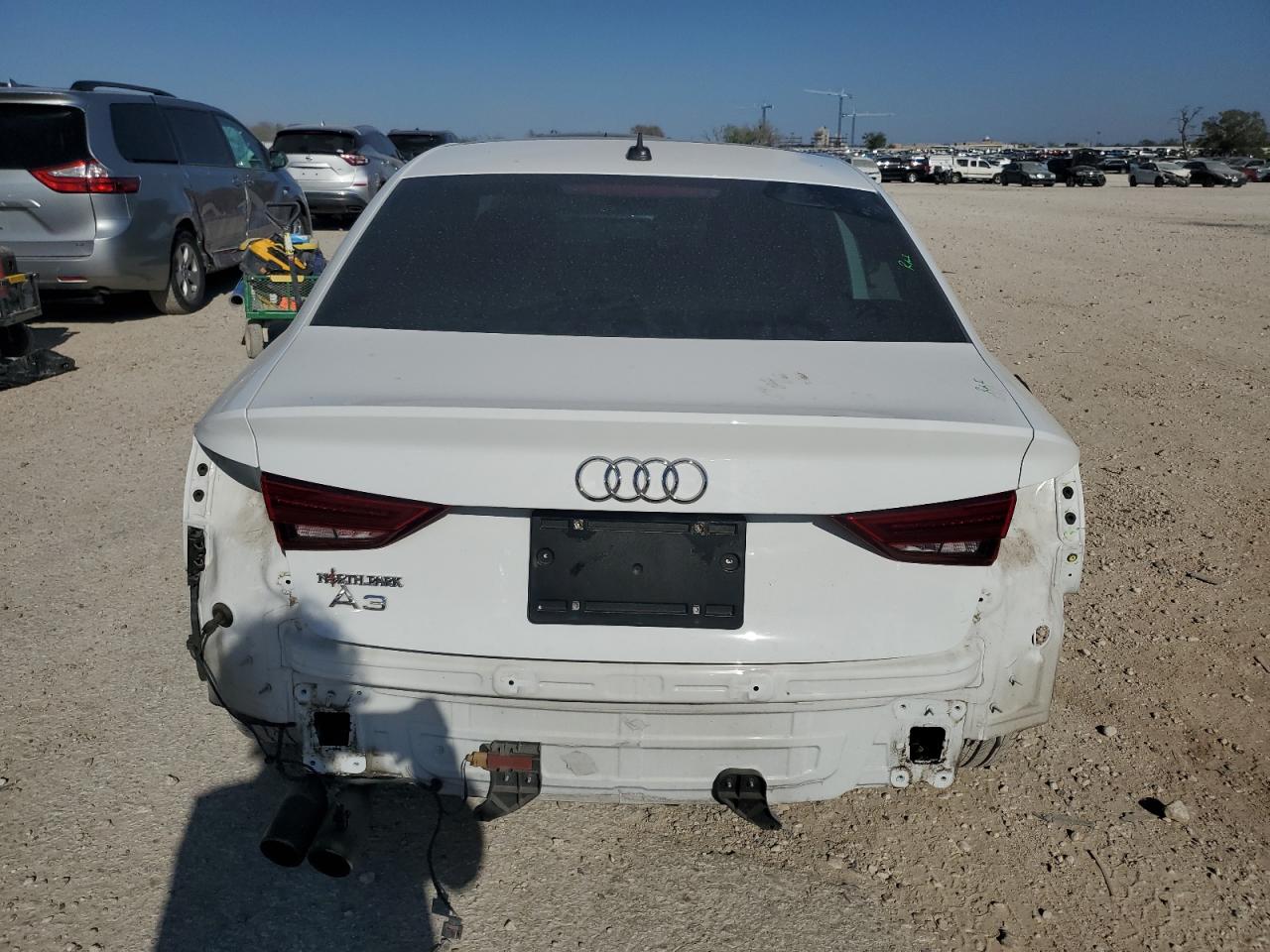 2019 Audi A3 VIN WAUAUGFF3KA118230 Copart auction photo, stripped damage thumbnail 6