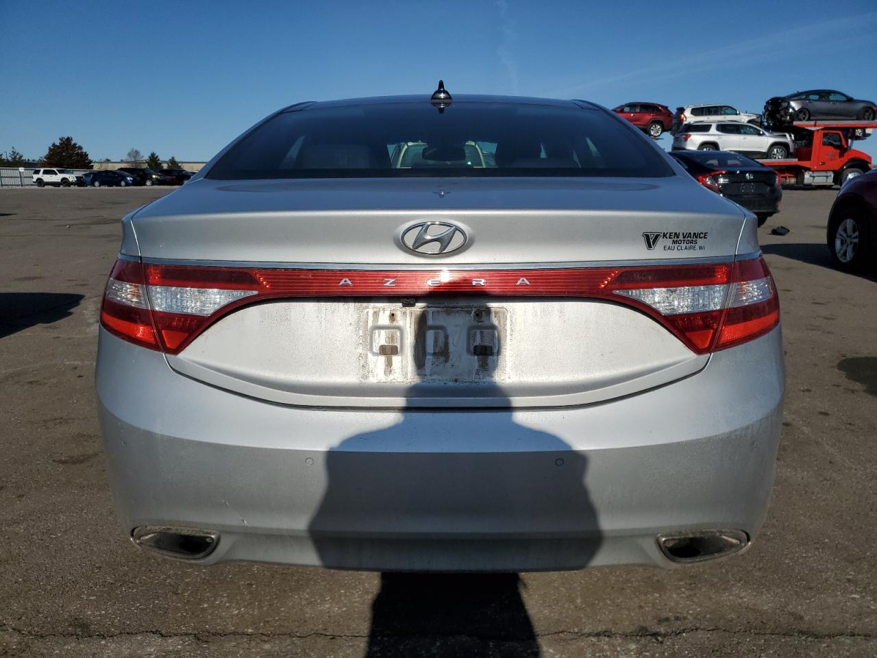 2012 Hyundai Azera VIN KMHFH4JG8CA186371 Copart auction photo, front end damage thumbnail 6