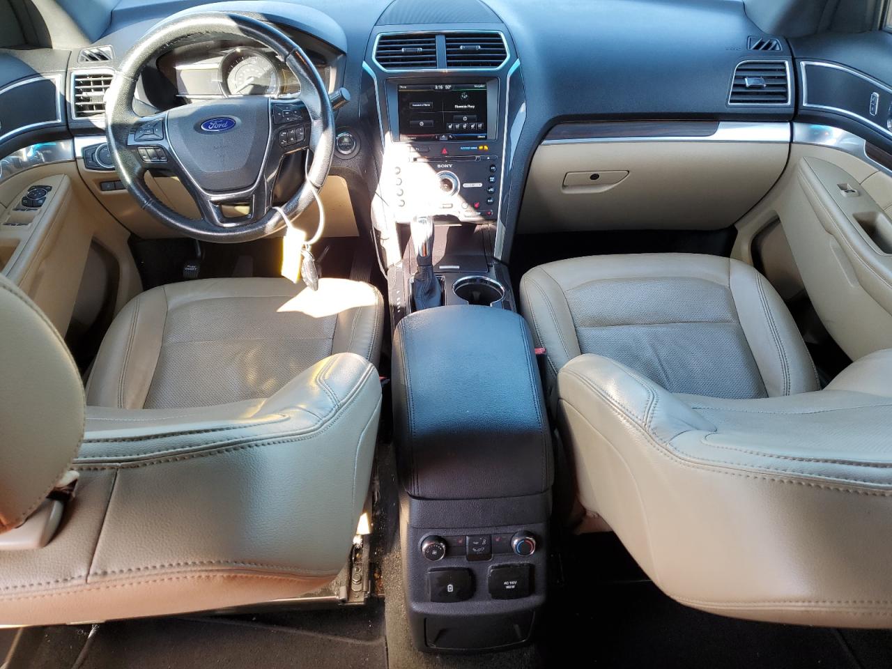 2016 Ford Explorer VIN 1FM5K8F83GGC27126 Copart auction photo, rear end damage thumbnail 8