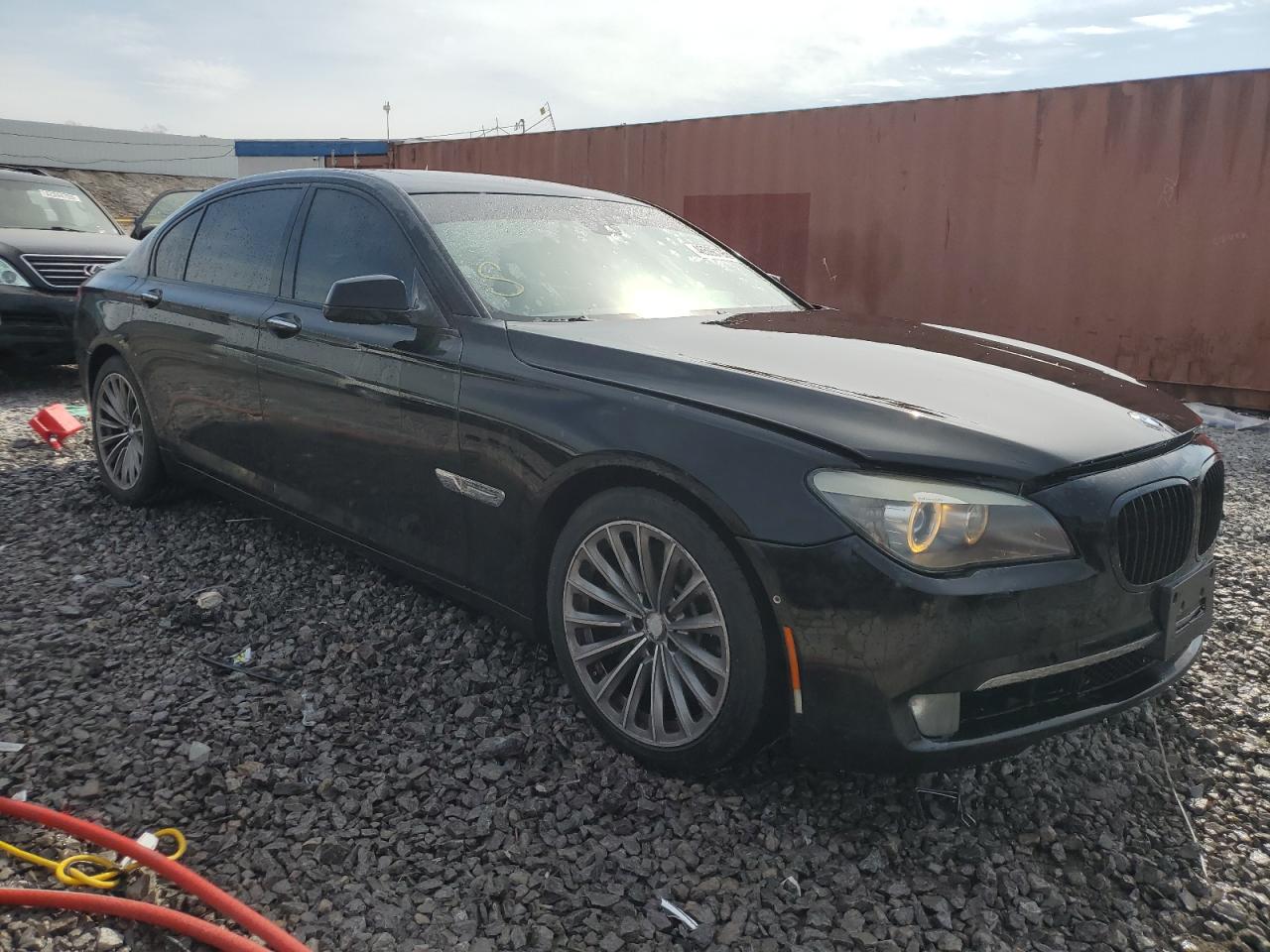 2009 BMW 7er VIN WBAKB83539CY60640 Copart auction photo, front end damage thumbnail 4