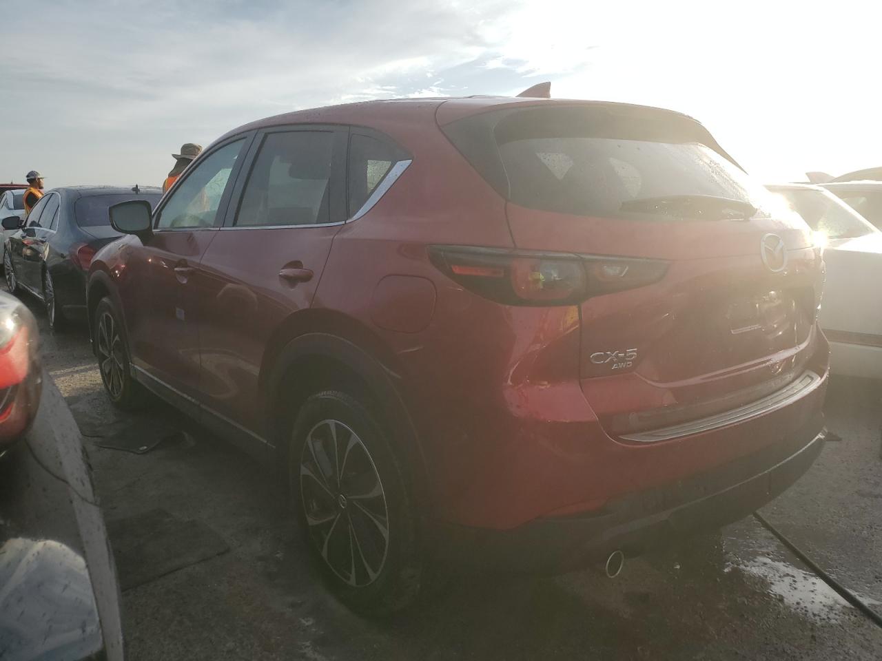2023 Mazda CX-5 VIN JM3KFBEMXP0129282 Copart auction photo, water/flood damage thumbnail 2