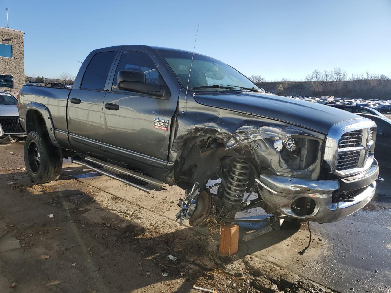 2008 Dodge RAM VIN 3D7KS28A48G107657 Copart auction photo, front end damage thumbnail 4