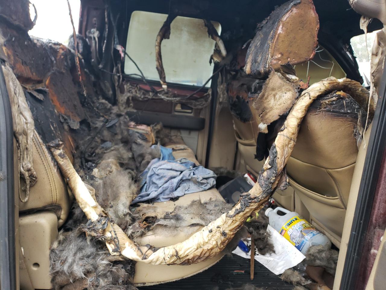 2009 Ford F-150 VIN 1FTPW14V09FA63165 Copart auction photo, burn - engine / burn - interior damage thumbnail 10