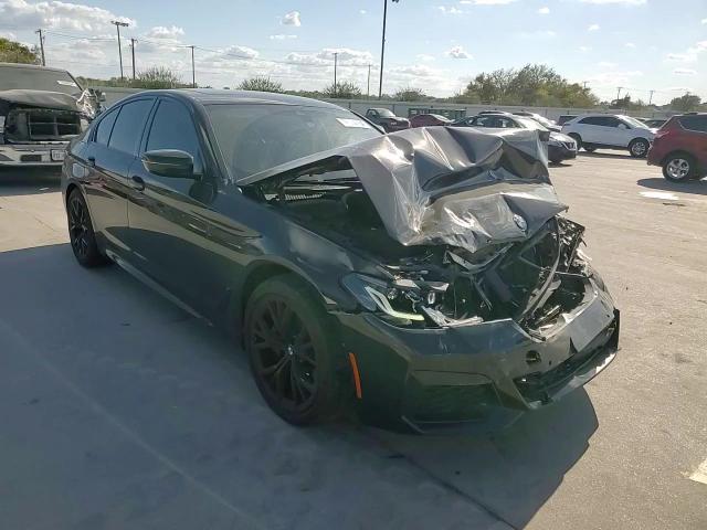 2021 BMW 5er VIN WBA53BH08MCG75595 Copart auction photo, front end damage thumbnail 11